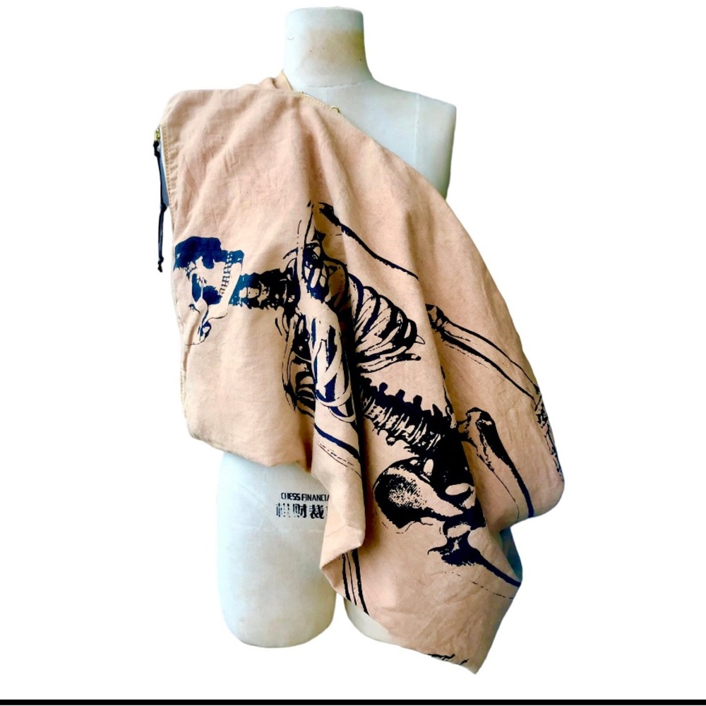 Ultra Rare Vivienne Westwood Skeleton Canvas Bag